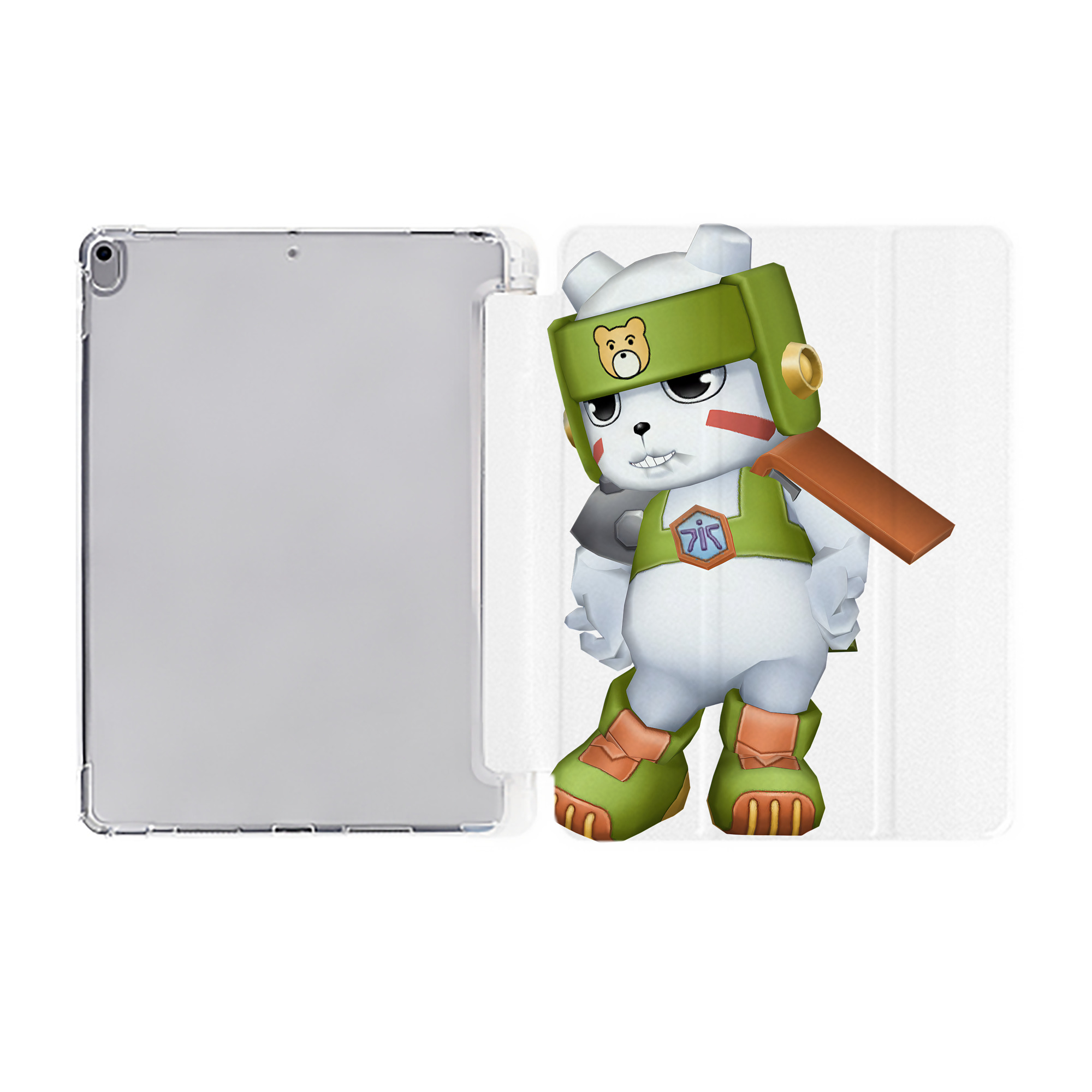 （画像用） Digimon デジタルモンスター/デジモン IPad ケース ペン収納付き 三つ折りスタンド PUレザー×シリコン 対応機種9.5/10.5/10.9インチ